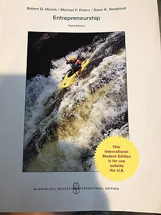 Entrepreneurship Tenth Edition