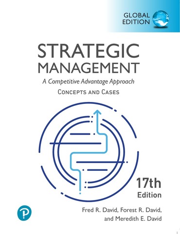 Strategic Management a Competitive Advantage Approach Concepts and Cases 17th Edition