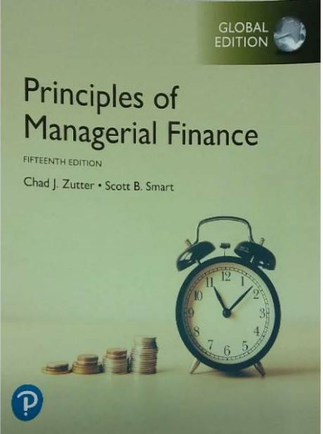 Principles of managerial finance ed. 15