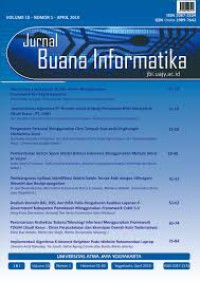 Jurnal buana informatika Vol. 1 Nomor 1 Januari 2010