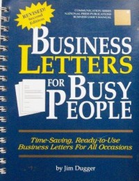 Business Letters for busy people