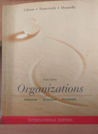 Organizations behavior structure processes