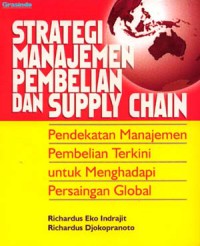 Strategi manajemen pembelian dan supply chain