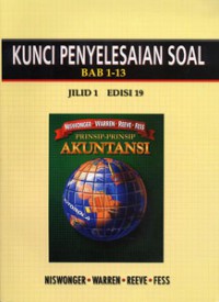 Prinsip-prinsip akuntansi, jilid 1: kunci penyelesaian soal bab 1-13