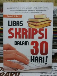 Libas skripsi dalam 30 hari!