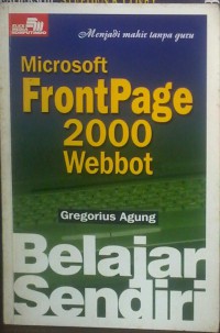 Belajar sendiri microsoft frontpage 2000 webbot