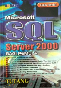 Microsoft sql server 2008 bagi pemula