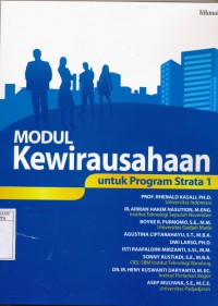 Modul kewirausahaan untuk program strata 1