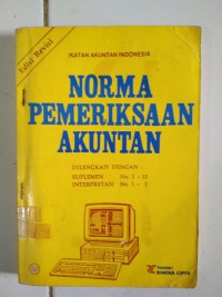 Norma Pemeriksaan Akuntansi