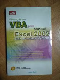 Pemograman VBA pada microsoft excel 2002 untuk otomatisasi pekerjaan