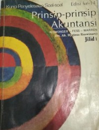 Prinsip-prinsip akuntansi jilid 1