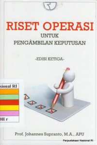 Riset operasi untuk pengambilan keputusan