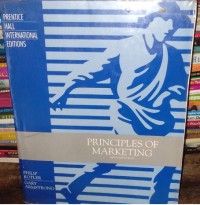 Principles of marketing prentice hall international editions