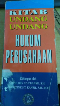 Kitab undang undang hukum perusahaan