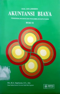Soal dan jawaban akuntansi biaya buku 2