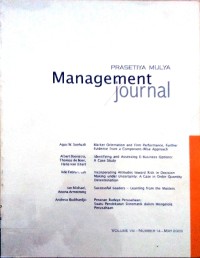 Jurnal manajemen prasetiya mulya volume 8 nomor 14