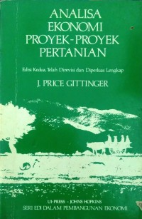 Analisis ekonomi proyek-proyek pertanian