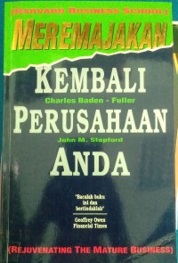 Meremajakan kembali perushaan anda