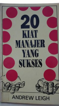 20 kiat manajer yang sukses