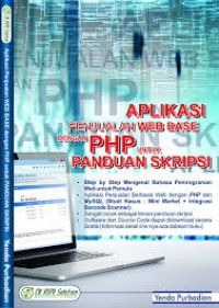 Aplikasi penjualan web base dengan PHP untuk panduan skripsi