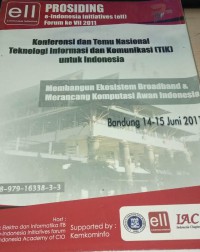 Prosiding konferensi dan temu nasional teknologi informasi dan komunikasi (TIK) untuk indonesia