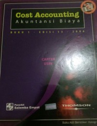 Akuntansi biaya buku 1 edisi 13