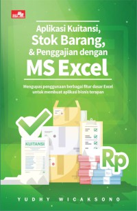 Aplikasi kuitansi, stok barang, & penggajian dengan MS Excel