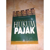 Pengantar hukum pajak