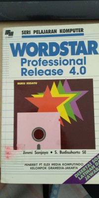 Wordstar professional release 4.0