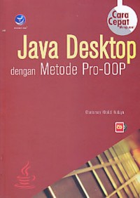 Java dekstop dengan metode pro-OOP