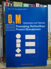 O & m (organization and methods) penunjang berhasilnya proses manajemen