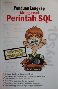 Panduan lengkap menguasai perintah SQL