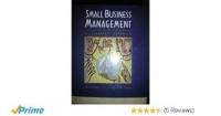 Small Business Management: a planning approach