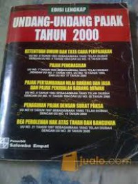 Undang-undang pajak tahun 2000