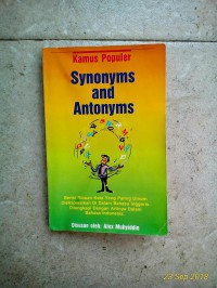 Kamus populer synonyms and antonyms