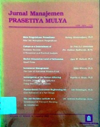 Jurnal manajemen prasetiya mulya volume 7 nomor 12