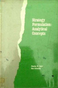 strategy formulation analytical concepts