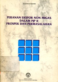 Image of Peranan ekspor non migas dalam PJP II