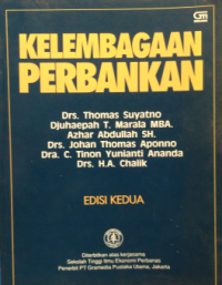 Image of Kelembagaan perbankan edisi 2
