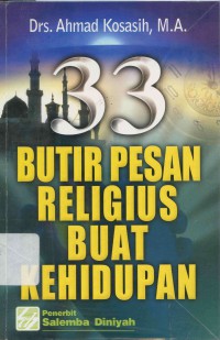 Image of 33 Butir pesan religus buat kehidupan