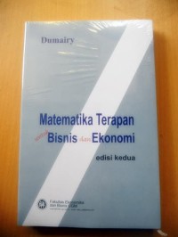 Image of Matematika terapan untuk bisnis dan ekonomi edisi kedua cetakan keduabelas