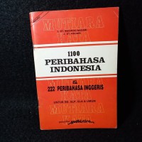 Image of 1100 peribahasa Indonesia & 222 peribahasa inggris