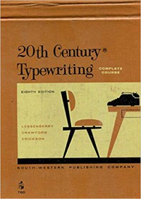 Image of 20 th century typewriting complete course eighth edition