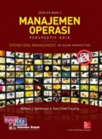 Image of Manajemen operasi perspektif asia edisi 9 buku 2
