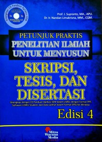 Image of Petunjuk praktis penelitian ilmiah untuk menyusun skripsi,tesis,dan disertasi edisi. 4
