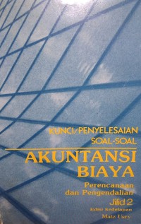Image of Akuntansi Biaya
