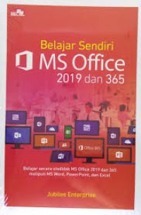 Image of Belajar sendiri microsoft office 2019 dan 365