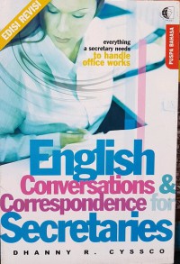 Image of English conversations & correspondence for secretaries