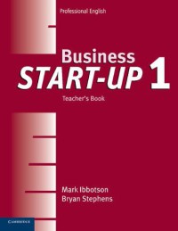 Image of Business start-up 1 teacher's book