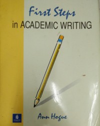 Image of First steps academic writing